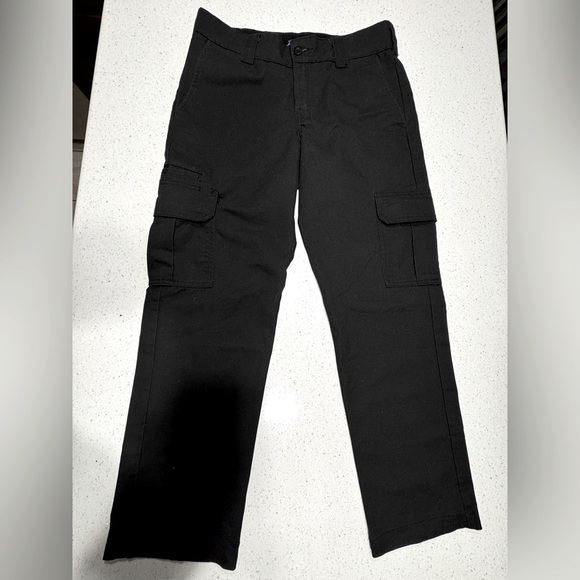 BLACK SLIM STRAIGHT “DICKIES” PANTS SIZE 32W x 30L (GREAT CONDITION) - Picture 1 of 7